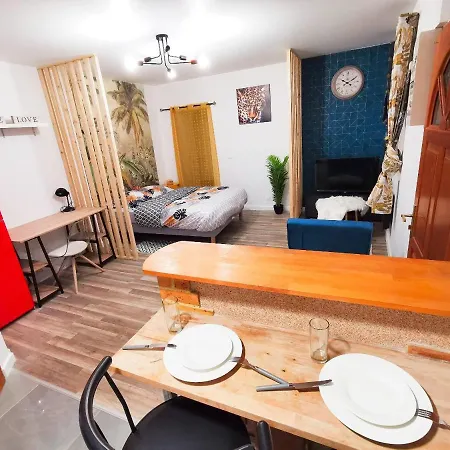 Апартаменты Le Jungle Chic De Понтуаз